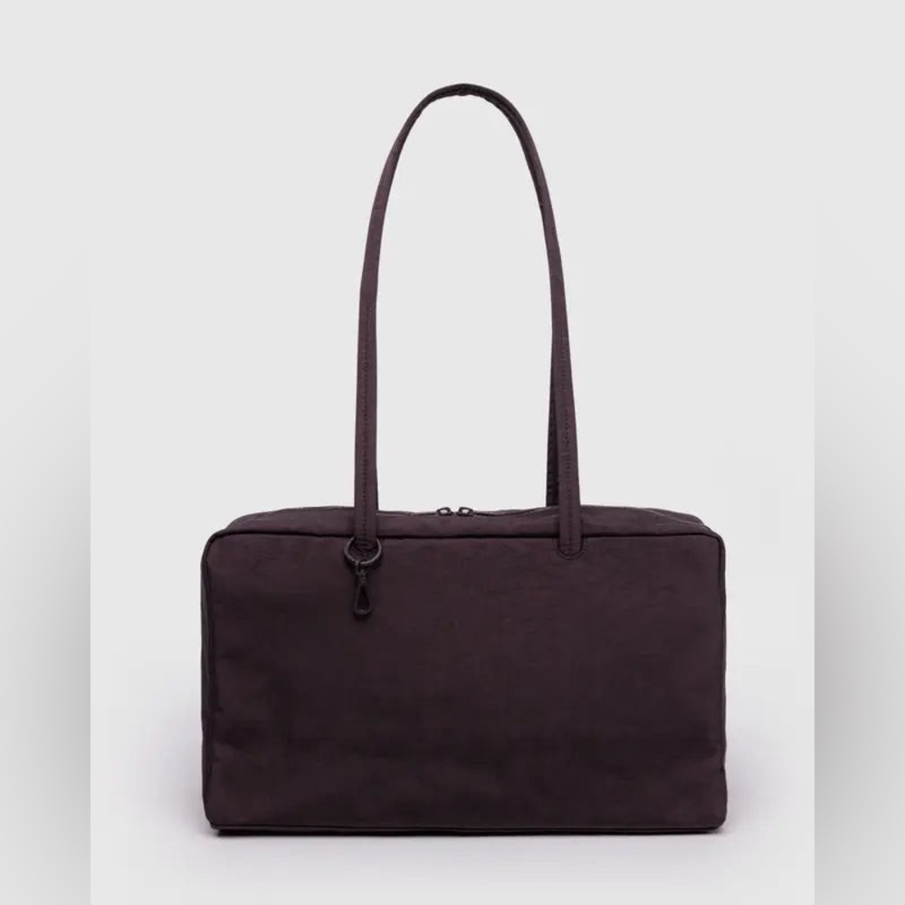 NWT Baggu Medium Bowler Bag in Chocolate Plum